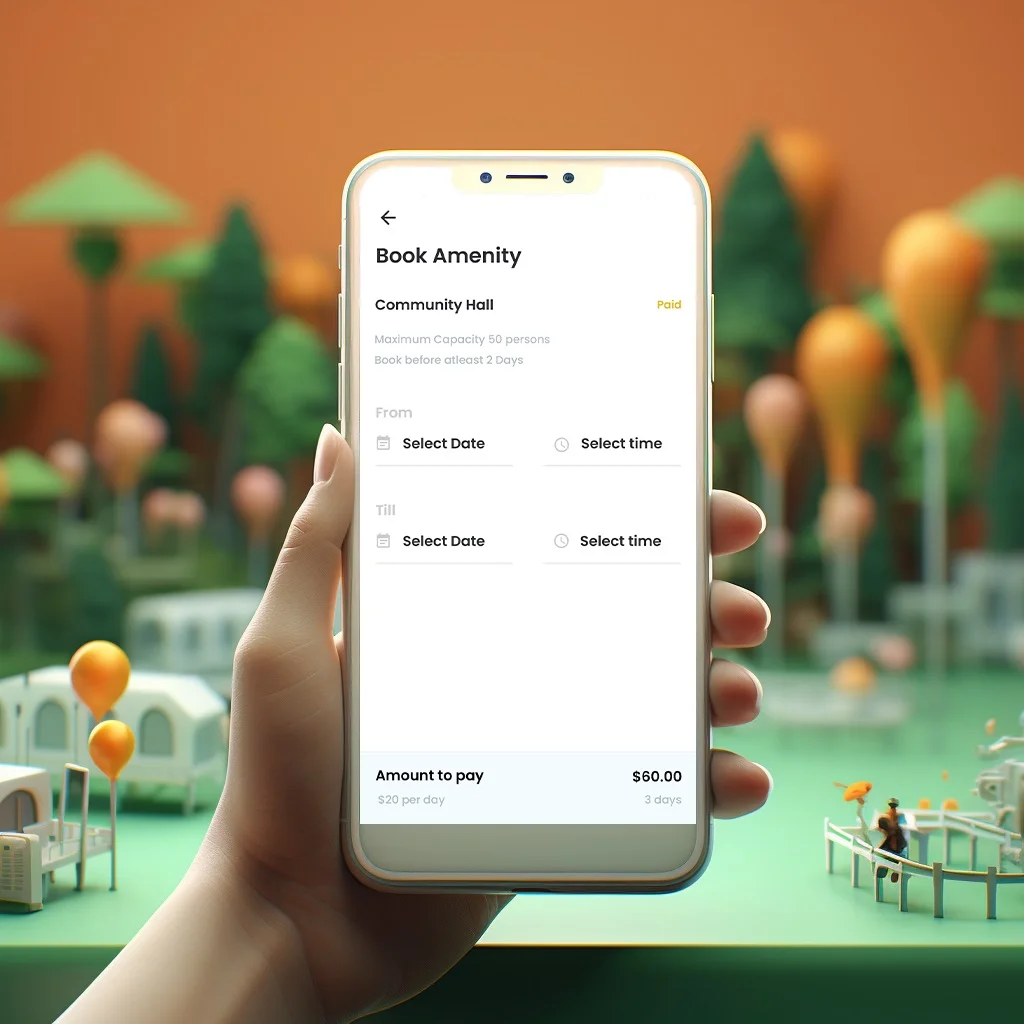 Book community facilities easily by using JiranKu resident app.