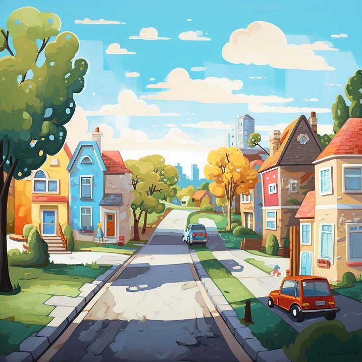 A happy and vibrant residential community