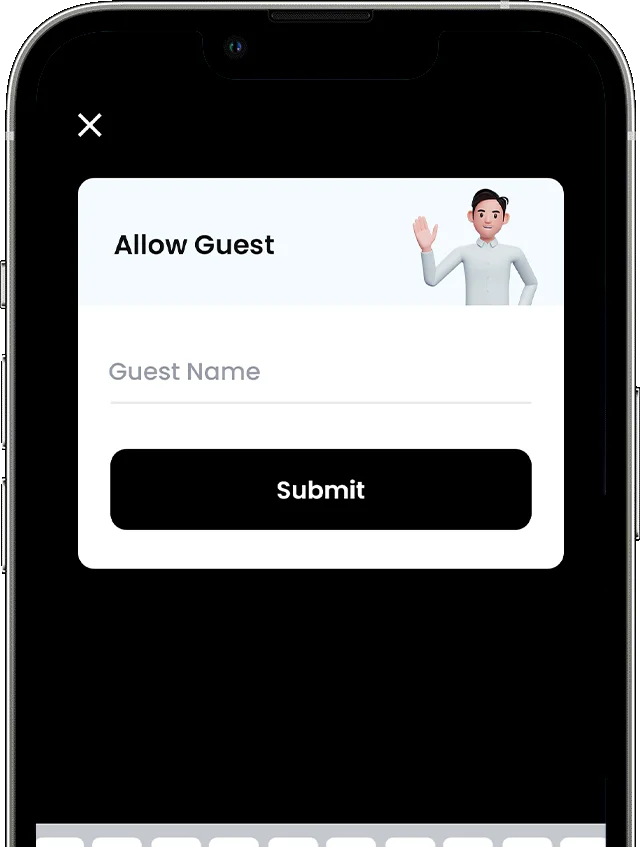 Visitor Management Feature of JiranKu Mobile App