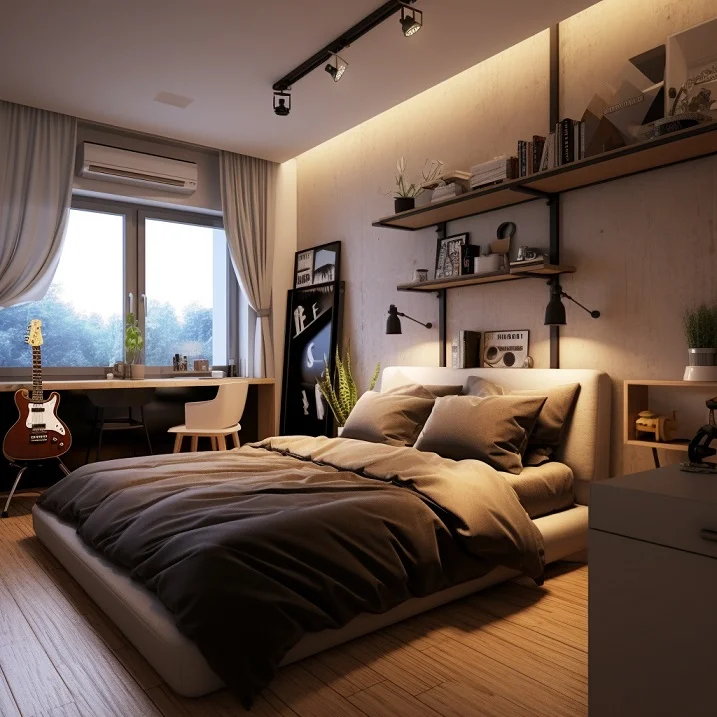 Limited living space in condominium