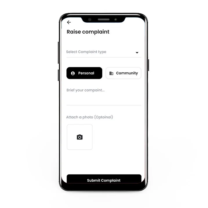 App Demonstration of Resident Feedback Feature