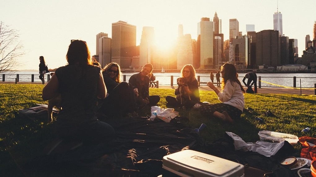 Healthy relationships with neighbours in a residential community.