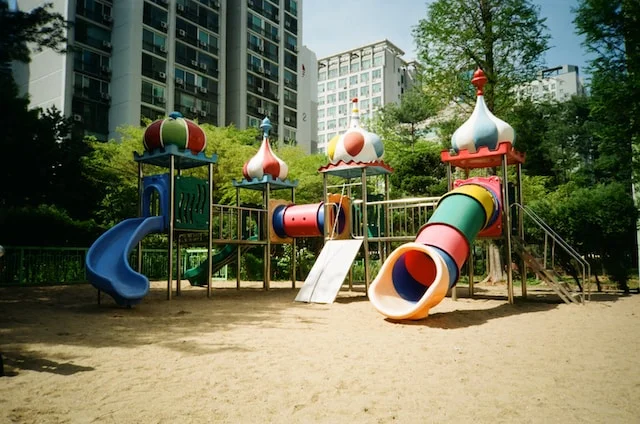 Playground at condominium